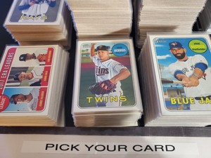 2018 TOPPS HERITAGE & HIGH NUMBER SERIES SINGLES "PICK A CARD" SP'S