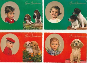 lotto 5 Cartoline nuove tema: BUON COMPLEANNO - BAMBINI E CANI - CECAMI 221 - Foto 1 di 2
