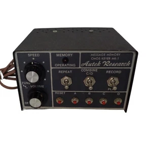 Autek Research Message Memory CMOS Morse Code Keyer MK-1 Untested - Zdjęcie 1 z 5