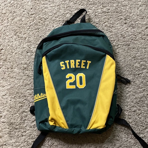 Oakland Athletics Huston Street #20 A's Backpack Giveaway Macys Baseball 2015 Cover