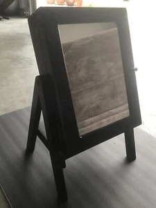 Yangshan Shunlong Tablero de mesa Armario de madera Joyería Organizador de gabinete con espejo - Imagen 1 de 12