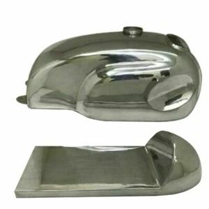 Honda CB XS Manx Type Alliage Aluminium Café Coureur Carburant Gas Tank + Siège - Picture 1 of 8