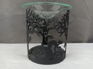 PartyLite Halloween Trick or Treat Wax Warmer Pillar Holder Spooky Trees- P90807 - Picture 1 of 10