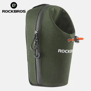 ROCKBROS Bike Handle Bar Bag Water Bottle Bag Waterproof 1.5L Capacity - Picture 1 of 13