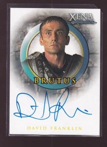 Xena Quotable autograph card A39 David Franklin as Brutus - Picture 1 of 2