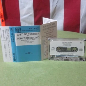 RUDYARD KIPLING Just So Stories cassette tape 1984 Robert Mann & Baca Ensemble - Picture 1 of 1