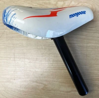 ASIENTO DE BICICLETA PARA NIÑOS MONGOOSE LIL' BUBBA BMX RACE TEAM CON POSTE 736 Foto 1 de 4