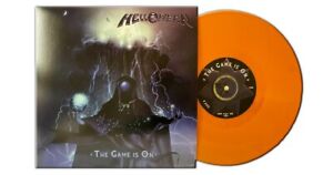HELLOWEEN 'The Game Is On' 2020 limited edition live 10" single EP, ORANGE VINYL