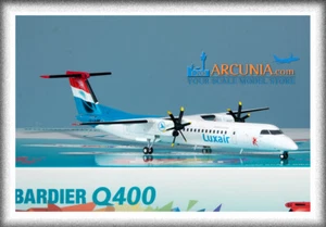 JC Wings 1:200 Luxair Bombardier DHC-8Q-400 "LX-LQI" XX20168 - Imagen 1 de 6