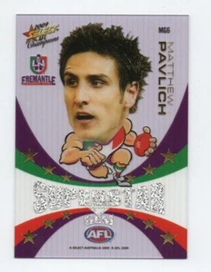 2009 Select Champions Mascot Superstar Gem (MG6) Matthew PAVLICH Fremantle - Picture 1 of 1