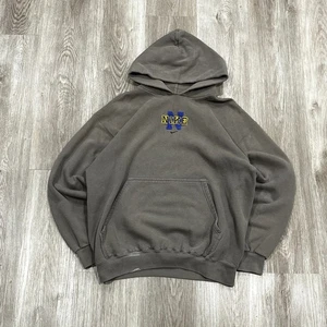 INSANELY RARE Vintage 90s Nike Center Swoosh Spellout Hoodie Size Medium - Picture 1 of 5