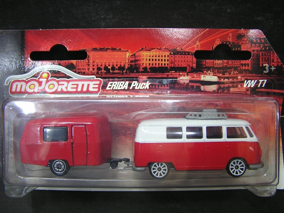 Majorette DieCast car - Eriba Puck VW T1 Trailer - Image 1 of 1