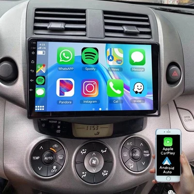 0QYDJR9OVQPNAUS Toyota RAV4 2006-2012: Android Auto Apple CarPlay GPS Wi-Fi 128GB 9" Autoradio