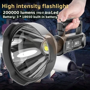 Proyector LED Foco Gran Haz Largo Alcance Linterna USB Linterna EE. UU. - Imagen 1 de 9