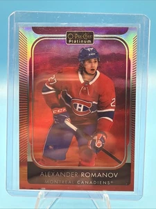 2021-22 O-Pee-Chee Platinum #85 Alexander Romanov Pee-Chee Platinum - Tramonto - Foto 1 di 2