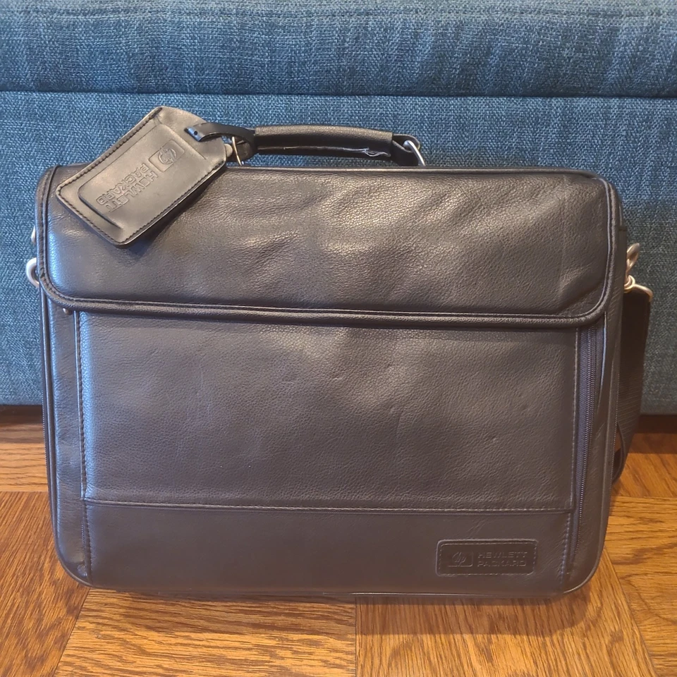 惠普 Invent 黑色笔记本电脑电脑包/公文包 带多个隔层和表带 — 第 1/4 张图片