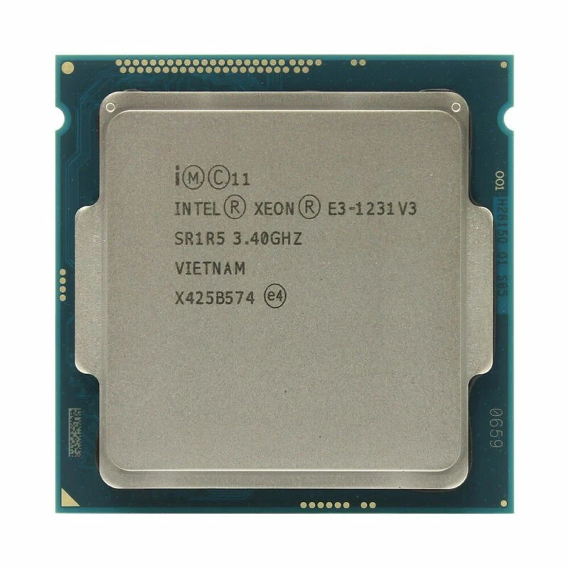 Intel Xeon E3-1231 V3 CPU 4-Core 3.4GHz 8M LGA 1150 SR1R5 80W Processor - Image 1 of 1