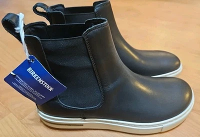 Zapatilla deportiva Birkenstock Bend Chelsea de cuero negra talla 38/7 MODELO DE EXHIBICIÓN  Foto 1 de 4