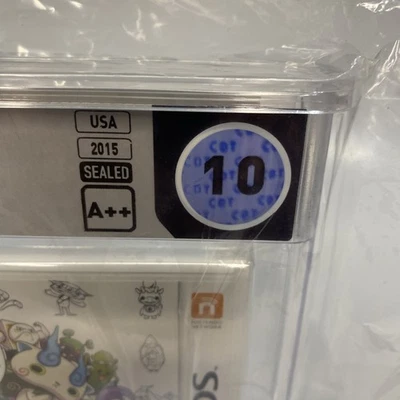RARE 10.0 A++ Yo-Kai Watch Yokai (NEW Nintendo 3DS, 2015) WATA 10 Factory Sealed - Image 1 of 4