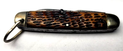 Early New York Pocket Knife Co. / Martelo marca cabo ósseo - Imagem 1 de 4