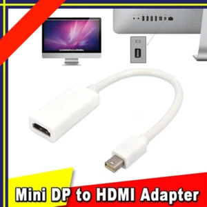 Mini Display Port DP Thunderbolt to HDMI Adapter Cable for iMac MacBook Pro Air - Foto 1 di 5