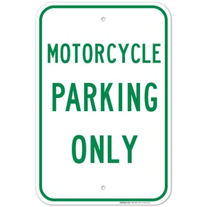 Solo letrero de estacionamiento para motocicletas, - Imagen 1 de 84