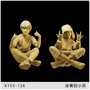 1/35 1/43 1/64 Two Little Guessing Set Miniatur Modell Szene Requisiten Auto Fahrzeug - Bild 1 von 3