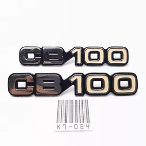 Honda CB100K2 CB100 CB 100 Side Cover Emblem Badge New FREE SHIPPING - Picture 1 of 6