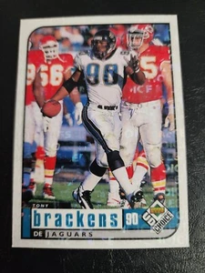 TONY BRACKENS 1998 Upper Deck UD Choice Reserve #350 JACKSONVILLE JAGUARS - Foto 1 di 2