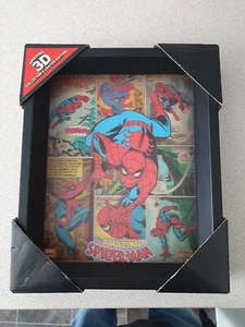 The Amazing Spider-Man Framed 3d Picture - Picture 1 of 2