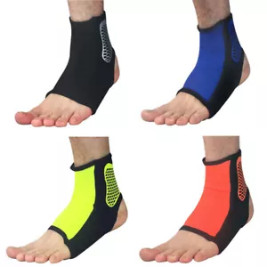 2 PCS Sport Ankle Foot Protection Gear Basketball Football Running Support Brace - Picture 1 of 11