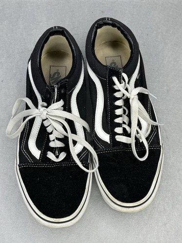 Scarpe da uomo Vans Off The Wall 8 nero camoscio basso skate da spiaggia grunge punk