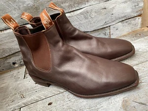 RM WILLIAMS Comfort Craftamshio chelsea brown leather bootsuk sz uk 11H - Picture 1 of 17