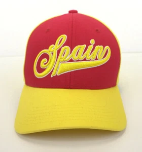 Spain Adult Baseball Cap Hat Yellow FIFA World Cup 2014 Brazil Sports Adjustable - Picture 1 of 9
