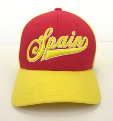 Испания взрослых бейсбольная кепка шляпа желтый FIFA World Cup 2014 Бразилия Sports регулируемый - Изображение 1 из 4