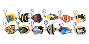 Portachiavi Idolo Moresco Angelo Nemo Pesce Tropicale Dipinto a Mano F900T - Foto 1 di 6