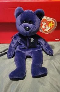 Prinzessin Diana Ty Beanie Baby 1997 P.E. Pellets CHINA selten & nicht mehr produziert NEU mit Etikett - Bild 1 von 4