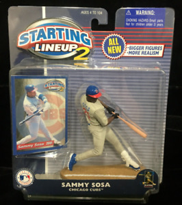 Sammy Sosa Starting Lineup 2 Chicago Cubs 2001 Hasbro Figure With Card NIP