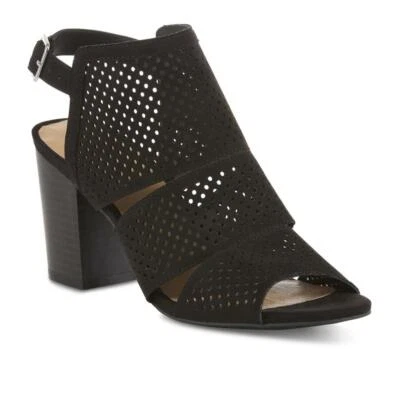 Zapatos de vestir Route 66 Kennedy negros de tacón ancho para mujer talla 7 medianos  Foto 1 de 4