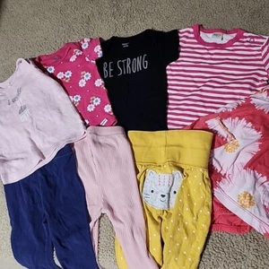 BABY GIRL Lot of 8 Clothes Size 6 Months+ cute soft pretty girlie - Picture 1 of 10