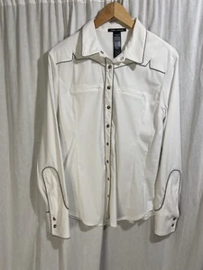 Camisa Western Ecuestre Noel Asmar Blanca Grande - Imagen 1 de 8