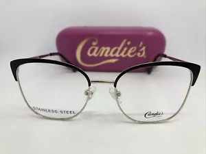 NEW Candies CA0171 001 Black 49.17.140 Women’s Eyeglasses Frames With Case - Picture 1 of 12