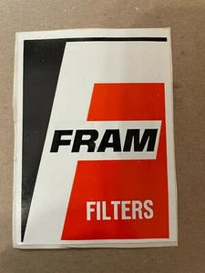 Fram Filters Used Decal : See Description - Picture 1 of 3