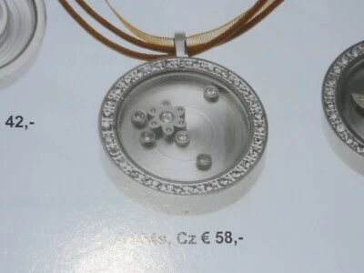 Anhänger BLUMEN beweglich MAGNETSCHMUCK  EDELSTAHL BLUMEN MOTIV NEU - Bild 1 von 3