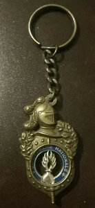 JETON DE CADDIE METAL ♦ " GENDARMERIE NATIONALE " ♦ Porte-clés forme Chevalier - Imagen 1 de 3