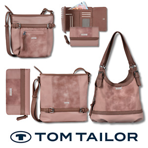 sportliche Tom Tailor Damentasche + passende Geldbörse rosa Handtasche schick