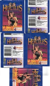 Hercules The Legendary Journeys TV 5 SEALED Sticker and Card Packs 1996 Merlin - Picture 1 of 1