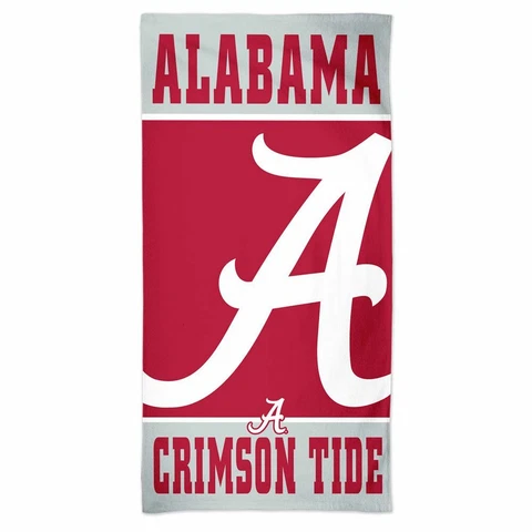ALABAMA CRIMSON TIDE "A" 30"X60" SPECTRA BEACH TOWEL NEW WINCRAFT 🐘 Cover