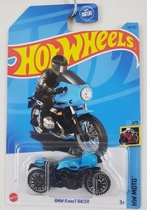 2023 Hot Wheels Moto Series BMW R nine T Racer Treasure Hunt Blue NOC - Picture 1 of 5