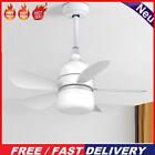 LED Bulb Ceiling Fan E27 Base 4 Speeds Small Ceiling Fan for Bedroom Living Room